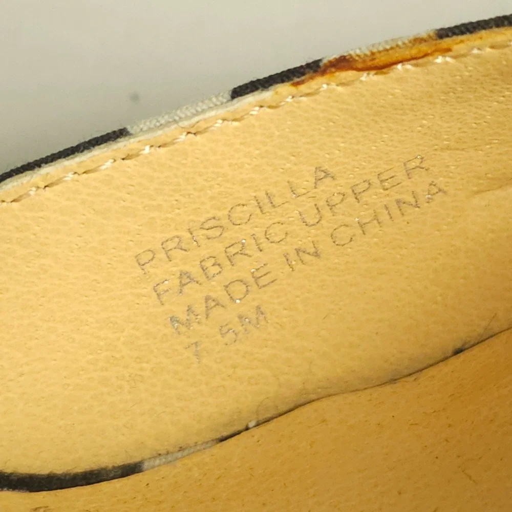 Taylor Says High Heel Stilettos Women 7.5M Black White Polka Dot Priscilla Lemon - Picture 12 of 12